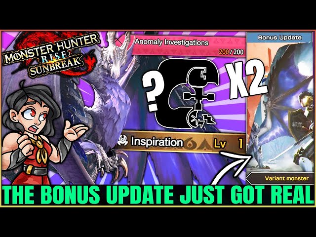 New Bonus Update Reveal - Inspiration Skill is OP & 2nd New Monster? - Monster Hunter Rise Sunbreak!