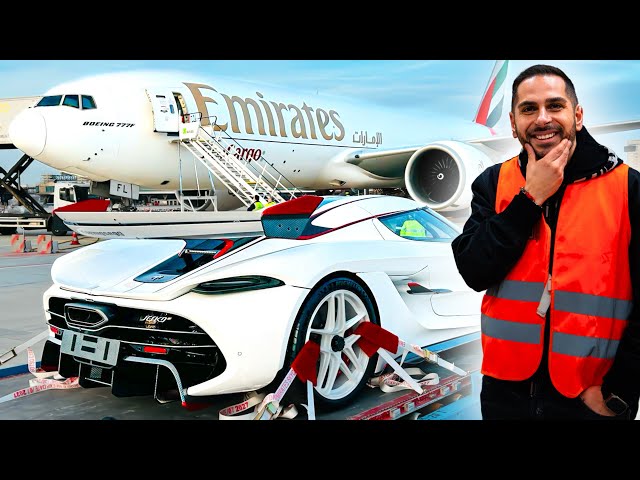 DER KOENIGSEGG JESKO IST DA💥VIP Flugzeug 🛩️ Transport nach Dubai! Showdown Flughafen Frankfurt