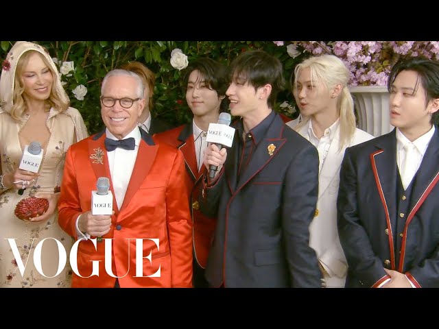 Stray Kids Came to Their First Met Gala with Tommy Hilfiger | Met Gala 2024 | Vogue