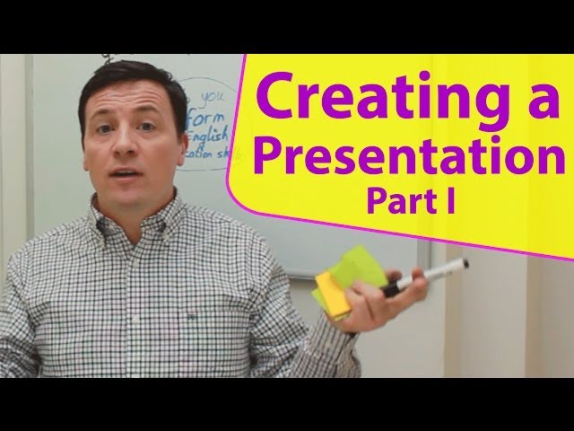 Creating an inspirational presentation with Neil Collins Part 1. Business English lesson
