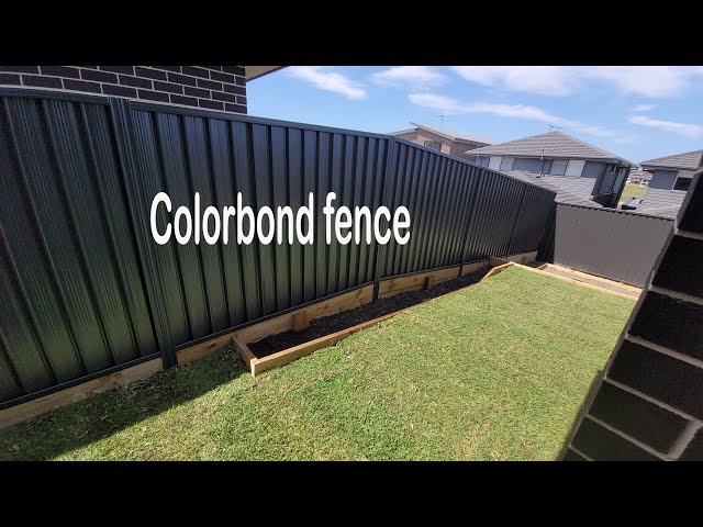 Colorbond fence Installation, How to do fence installation, How to build a fence for garden, fence
