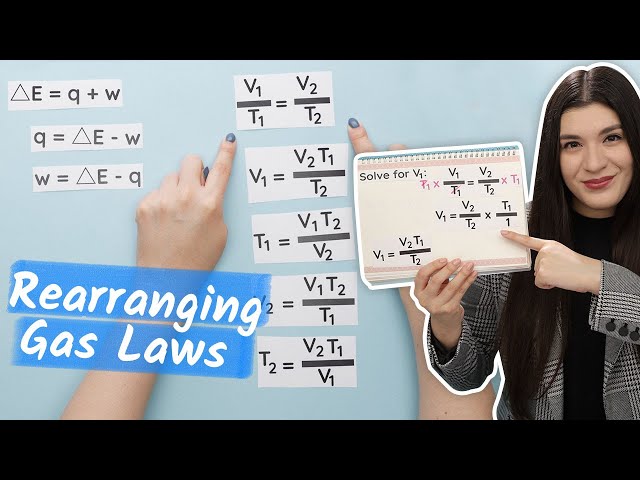 How to Rearrange Equations in Chemistry
