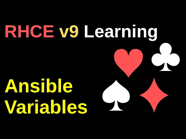 Ansible Variables - RHCE v9 Learning
