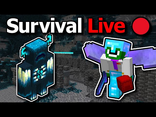 Minecraft 1.19 Survival 🔴LIVESTREAM🔴 ANCIENT CITY RAIDING!!!