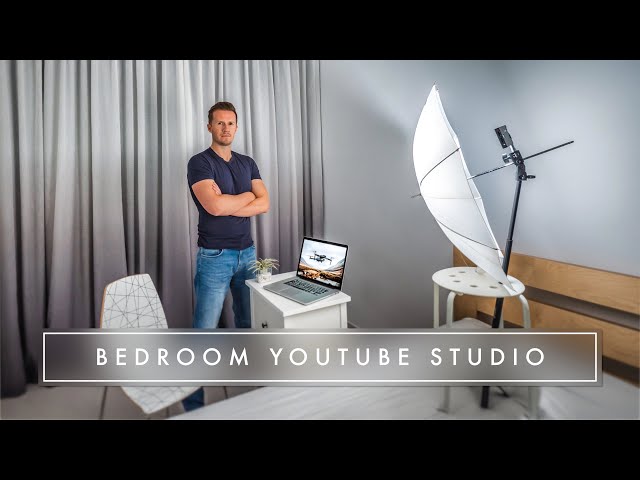 5 TIPS FOR A CHEAP BEDROOM YOUTUBE STUDIO!