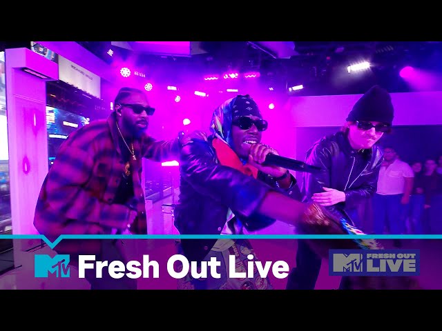 Brent Faiyaz,Tommy Richman, FELIX!: Upset (exclusive live performance) | MTV Fresh Out Live