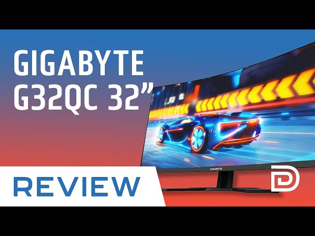 GIGABYTE G32QC 32" 165Hz 1440P Curved Gaming Monitor // Newegg Now