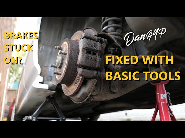 How To Fix a Seized Brake Caliper  * Sticking Brake Caliper Repair *