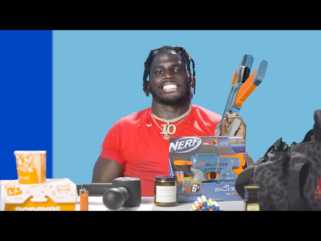 10 Things Miami Dolphins WR Tyreek Hill Can't Live Without | GQ Sports