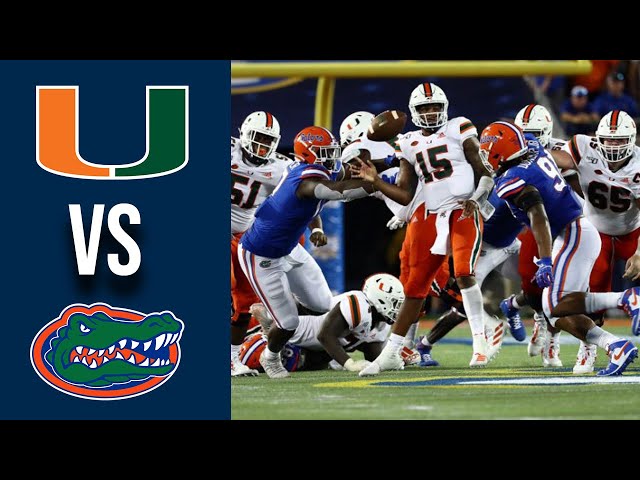 Miami vs #8 Florida Highlights Week 1 College Football 2019