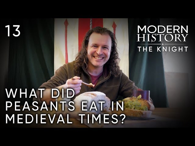What did PEASANTS EAT in medieval times?