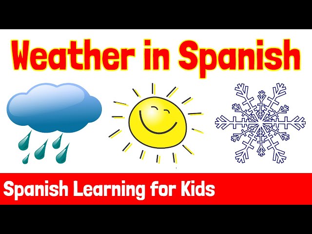 Weather in Spanish | Spanish Learning for Kids