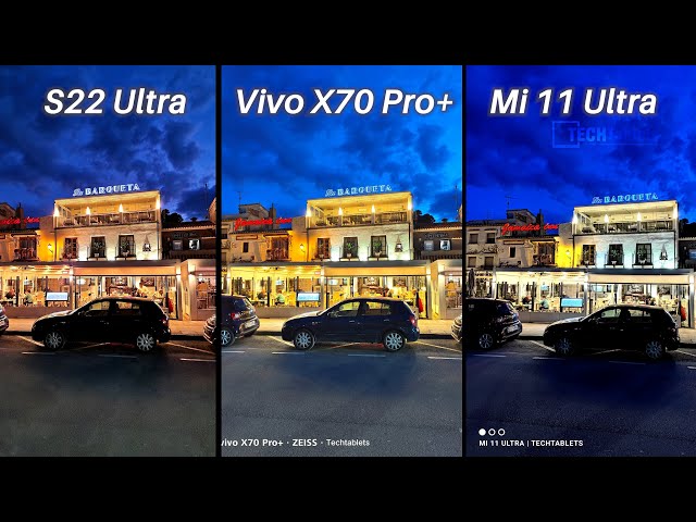Samsung Galaxy S22 Ultra Vs Vivo X70 Pro+ Vs Mi 11 Ultra Camera Comparison