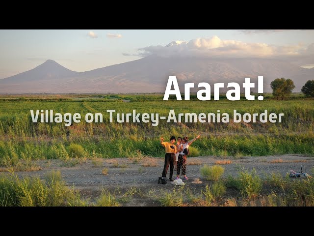 12 hours bus ride to mount Ararat - visiting a village next to the Turkey-Armenia border | EP07