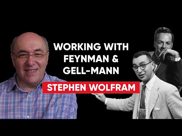 How is it like to work alongside Richard Feynman and Murray Gell-Mann? #Wolfram #physics