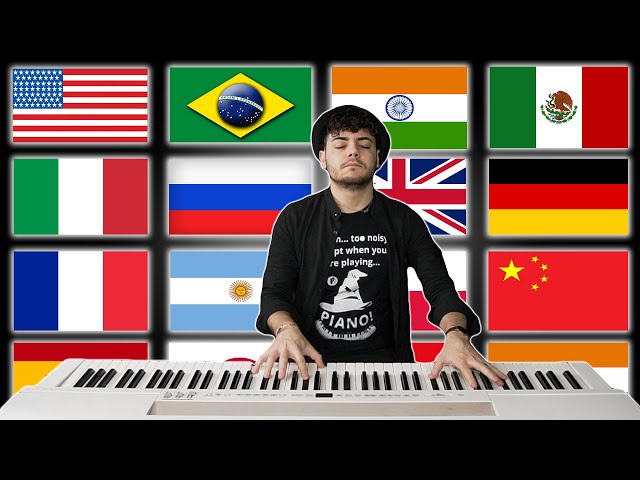 1 PIANO - 15 NATIONAL ANTHEMS