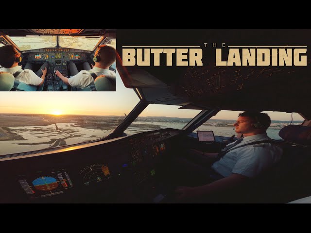 A320 - The BUTTER Landing