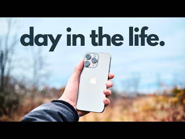 A Real Day In The Life with the iPhone 15 Pro Max - A University Student's Review