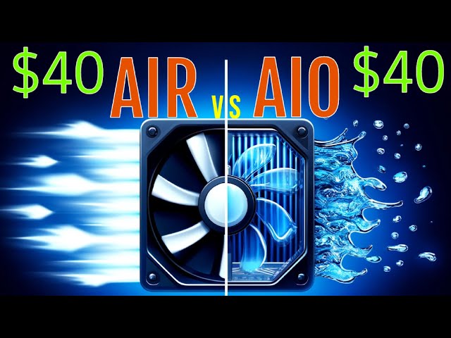 $40 Liquid CPU Cooler vs Air Cooler - Thermalright Aqua Elite 240 V3 and Phantom Spirit 120 SE