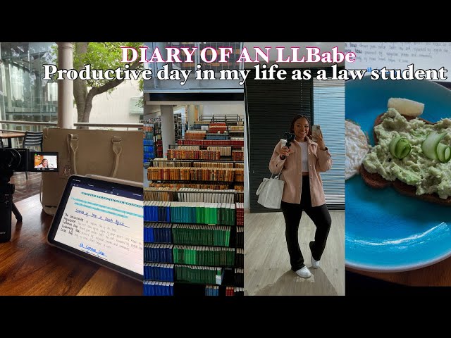DIARY OF AN LLBabe EP:2 | Productive day in my life as a law student