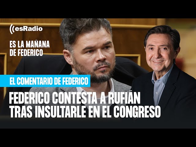 Federico Jiménez Losantos contesta a Rufián tras insultarle en el Congreso