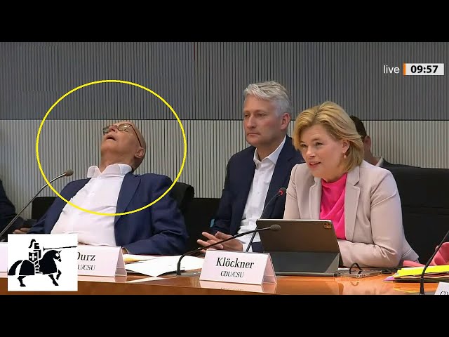Netzfund: CDU-Mann schnarcht im Ausschuss weg :-D :-D :-D