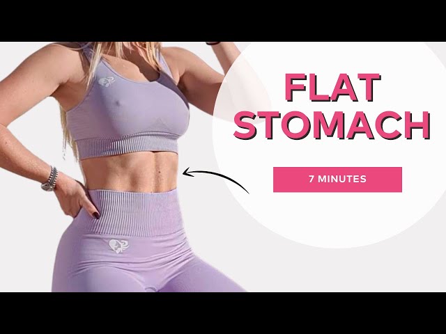 7 Min Flat Stomach Workout - Slow and Hard