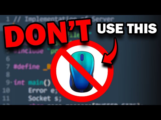 everyone codes faster when they stop using their mouse