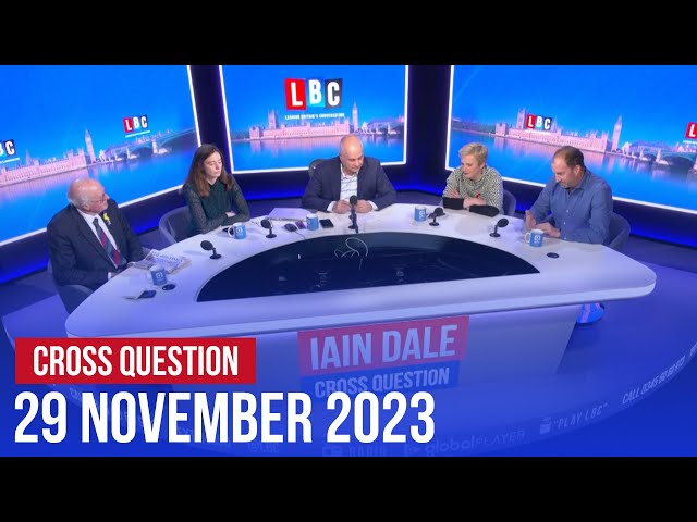 Iain Dale hosts Cross Question 29/11 | Watch Again