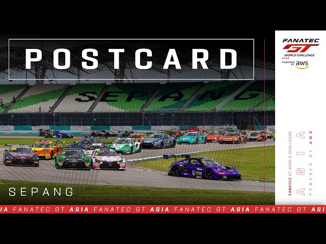 POSTCARD | Sepang | 2024 Fanatec GT Asia