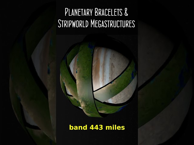Planetary Bracelets & Stripworld Megastructures