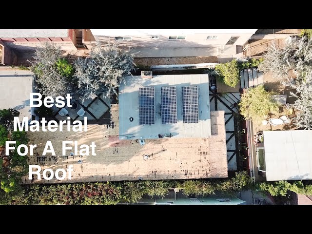 best flat roof material