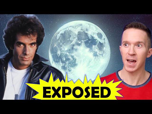 How David Copperfield will make the Moon Disappear! (Magician REACTS)