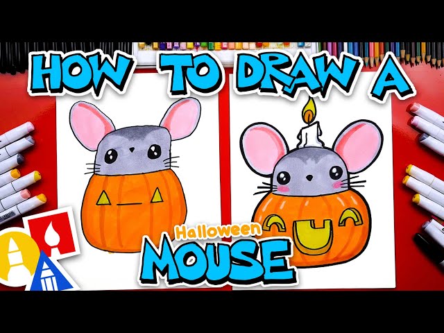 How To Draw A Halloween Mouse
