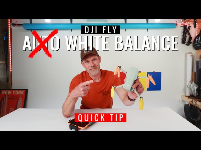 DJI Fly Quick Tip - GET OFF AUTO WHITE BALANCE!