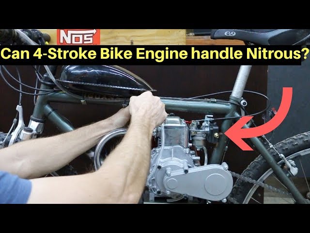 Will the 4-Stroke Bike Survive Nitrous Oxide?  Let's find out!