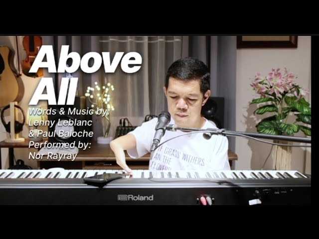 Above All cover by Nor Rayray with lyrics