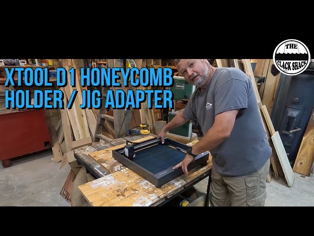 XTool D1 honeycomb holder / jig adapter