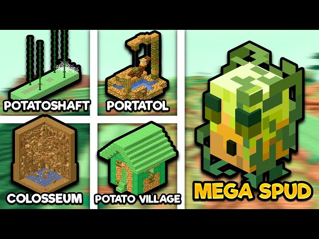 Finding EVERY Structure In The Potato Dimension (Then Fighting Mega Spud)