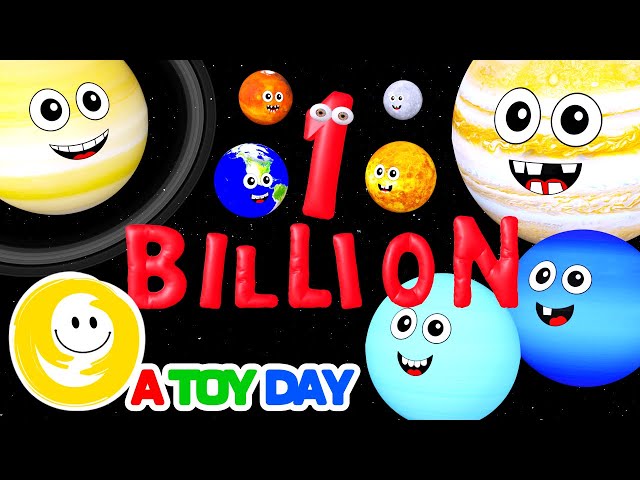 Celebrating 1 Billion Views Planets PARADE ❤️ on YouTube with A TOY DAY! ❤️#atoyday  #planetforbaby