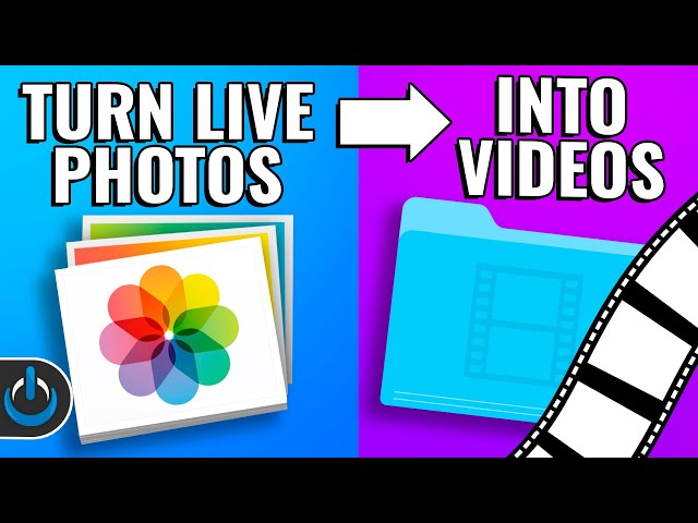 Turn LIVE PHOTOS into VIDEOS! - iPhone, iPad, and Mac