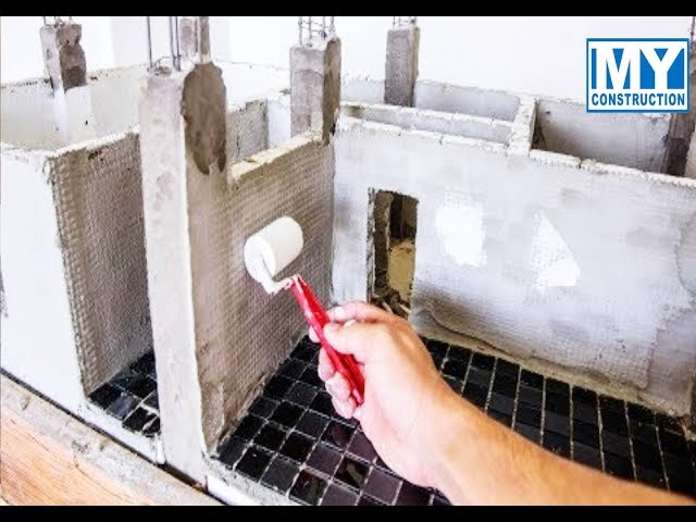 BRICKLAYING - PAINTING the MINI MODEL HOUSE and FLOORING
