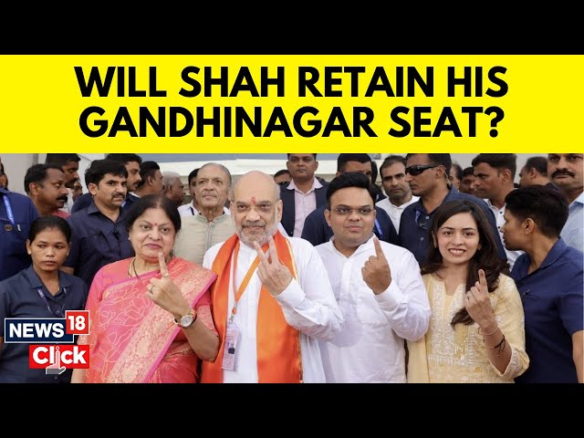 Lok Sabha Elections 2024: Amit Shah Casts His Vote | Amit Shah In Gujarat | English News | N18V