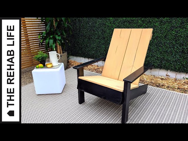 The $50 Modern Adirondack Chair - Easy DIY Project!