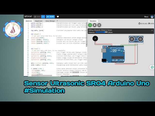 Sensor Ultrasonic SR04 Arduino Uno #Simulation