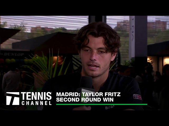 Taylor Fritz Feeling More Comfortable on Clay | 2024 Madrid 2nd Round
