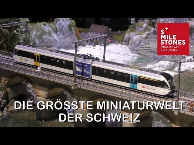 Smilestones: Eröffnung der größten Miniaturwelt der Schweiz