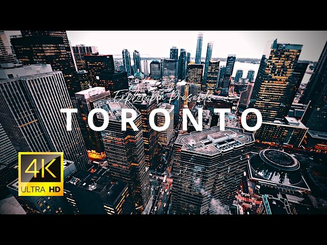 Toronto, Ontario, Canada 🇨🇦 in 4K ULTRA HD 60 FPS by Drone