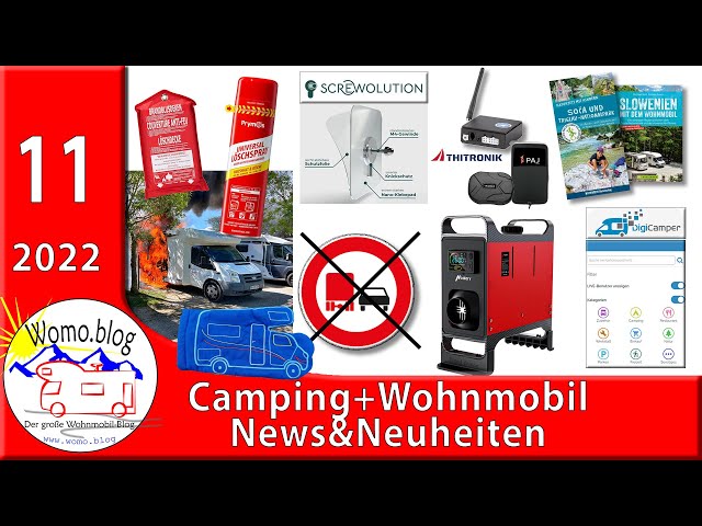 Camping + Wohnmobil News und Neuheiten 11/22
