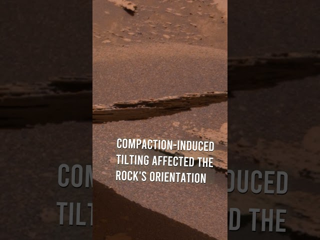Mars rock tilts, ignites scientific exploration